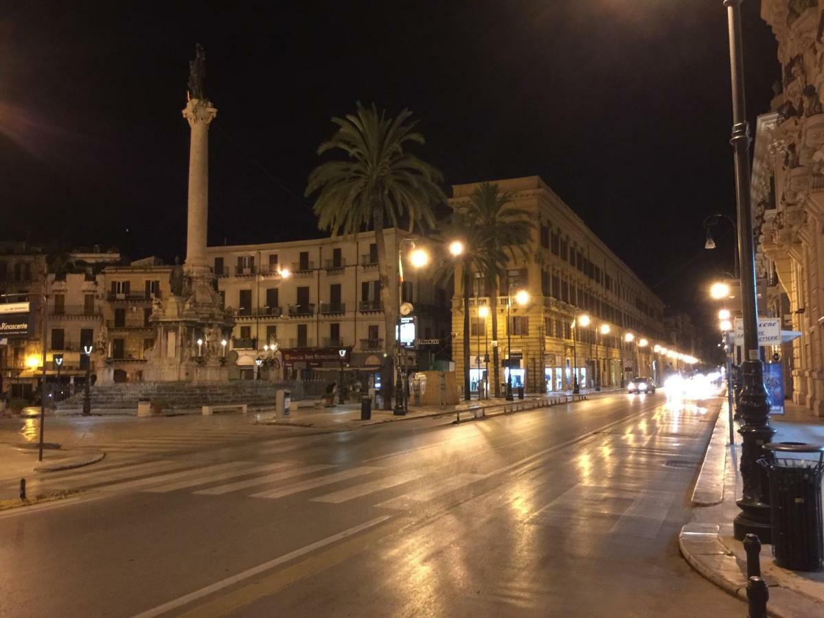 Elegante appartamento in centro Palermo Esterno foto