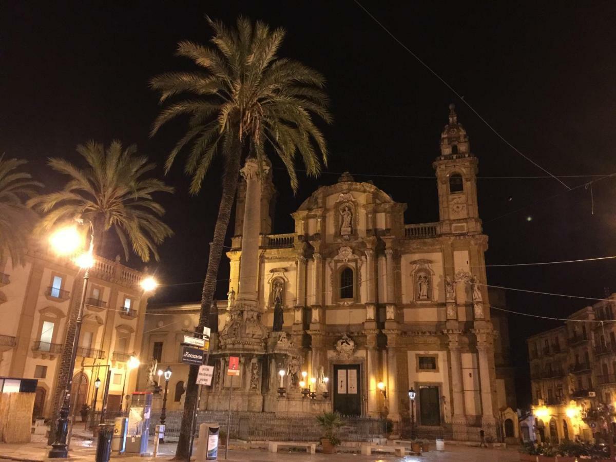 Elegante appartamento in centro Palermo Esterno foto